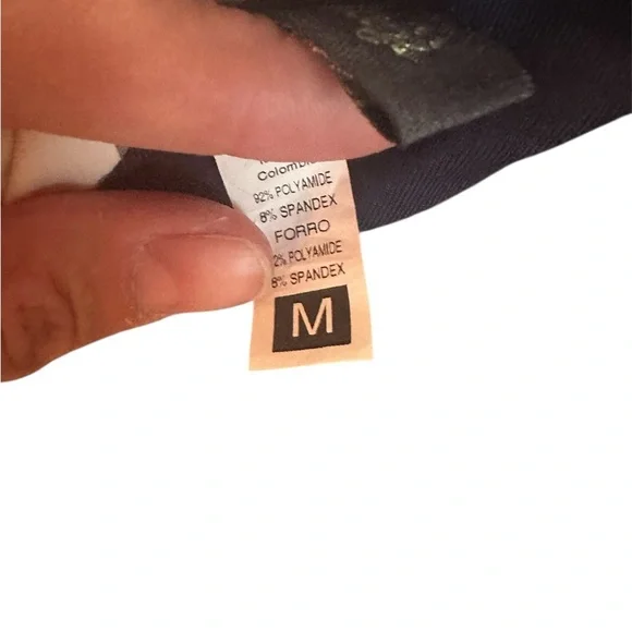 Maaji Light Pink & Navy Swimsuit Top - Picture 3 of 4